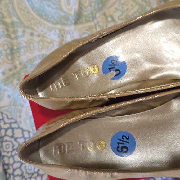 Me Too Brown Leather Shoes size 6.5 - Picture 2 of 5